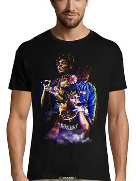 Rap t-shirt με στάμπα juice wrld 999 Rest in Peace