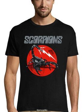 Rock t-shirt με στάμπα Rock Band Legend Scorpions