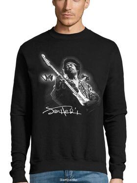 Μπλούζα Φούτερ Sweatshirt Rock Jimi Hendrix Monterey Magic