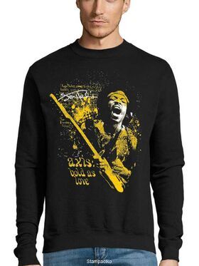 Μπλούζα Φούτερ Sweatshirt Rock Jimi Hendrix Axis Bold As Love