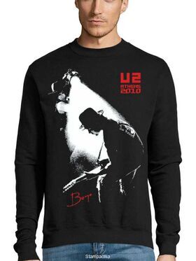 Μπλούζα Φούτερ με στάμπα U2 Rattle And Hum Athens 2010