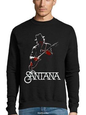 Μπλούζα Φούτερ με στάμπα Carlos Santana with guitar