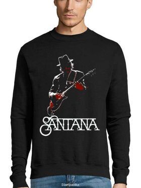 Μπλούζα Φούτερ με στάμπα Carlos Santana with guitar