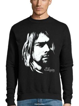 Μπλούζα Φούτερ Sweatshirt Rock Kurt Cobain Nirvana