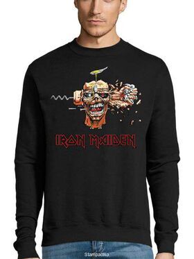 Μπλούζα Φούτερ με στάμπα Iron Maiden Can I Play With Madness