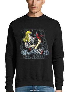 Μπλούζα Φούτερ με στάμπα Guns N Roses Slash