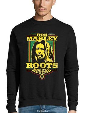 Μπλούζα Φούτερ με στάμπα Bob Marley Roots Reggae