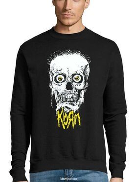 Μπλούζα Φούτερ με στάμπα Korn Giant Skull