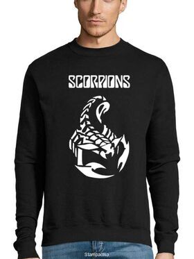 Μπλούζα Φούτερ με στάμπα Scorpions Metal Rock Band