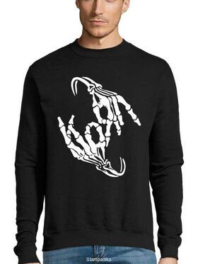 Μπλούζα Φούτερ Korn Band Skeleton Sign Bone