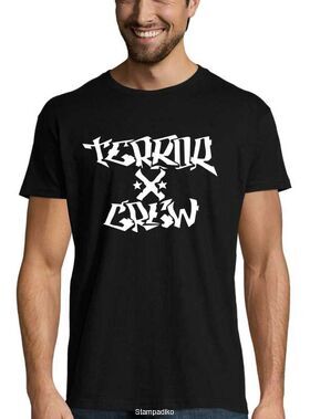 Μπλουζάκι με στάμπα "Rap Hip Hop Terror X Crew" – Ιδανικό για τους λάτρεις του Rap και Hip Hop στυλ