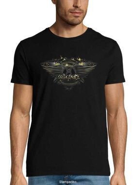 Rock μπλούζα με στάμπα με στάμπα Aerosmith This is Rock N Roll