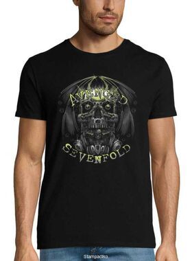 Heavy Metal μπλούζα με στάμπα Avenged Sevenfold  Machinery