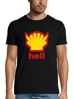 Αστεία T-shirts με στάμπα Shell... Hell