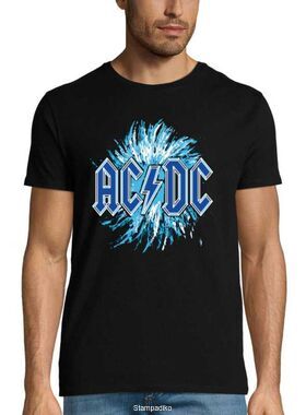 Rock t-shirt με στάμπα ACDC Painting Design