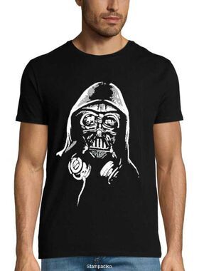 Mπλούζα με στάμπα Star Wars with music headphones