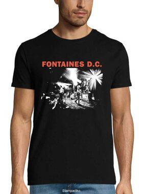 Μπλουζάκι T-Shirt unisex Fontaines D.C. – Στάμπα Live Concert σε DTF εκτύπωση