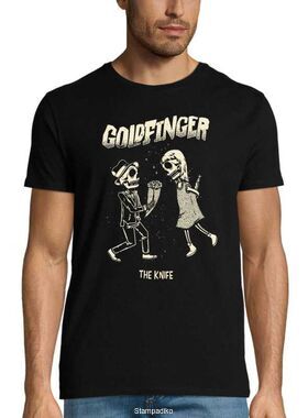 ​Μπλούζα T-Shirt με στάμπα Goldfinger The Knife με Skeleton Design