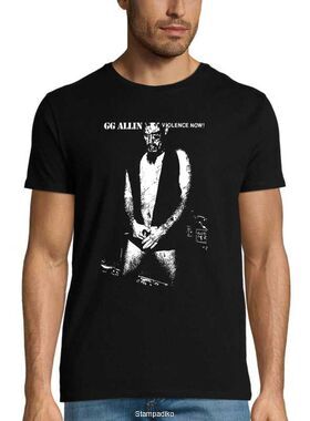 ​Μπλούζα T-Shirt με στάμπα  GG Allin “Violence Now” – DTF Εκτύπωση