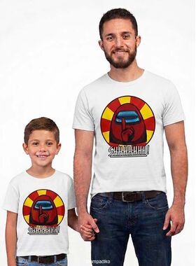 Μπλούζα Among Us "Shhhhhhh!" - Red Character