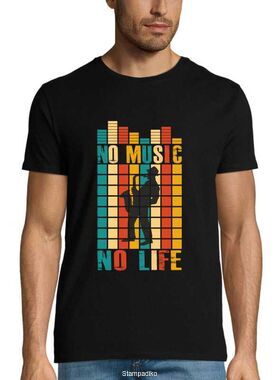 Mπλούζα με στάμπα μουσικής No music no Life