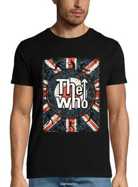 Μπλούζα με στάμπα χελώνα The Who Classic Rock - Union Jack Mod Design