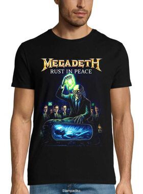 Μπλούζα με στάμπα Megadeth - "Rust in Peace" Hangar 18 Edition