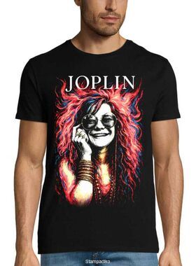 Μπλούζα με στάμπα Janis Joplin - "Psychedelic Soul" Colorful Edition