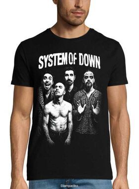 Μπλούζα με στάμπα System of a Down - "Contrast Band" Alt-Metal Edition