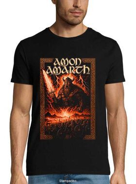 Μπλούζα με στάμπα Amon Amarth Melodic Death Metal - Viking Warrior Design