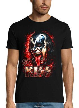 Μπλούζα με στάμπα KISS Gene Simmons - Artistic Series - DTF Print