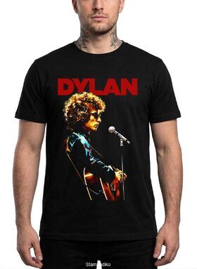 Μπλούζα με στάμπα Bob Dylan Folk Rock - Live Acoustic