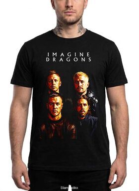 Μπλούζα με στάμπα Imagine Dragons Pop Rock - Band Members Portrait