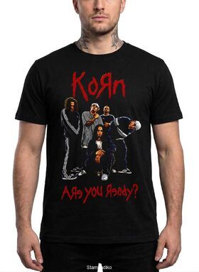Μπλούζα με στάμπα Korn Nu-Metal - Are You Ready Design