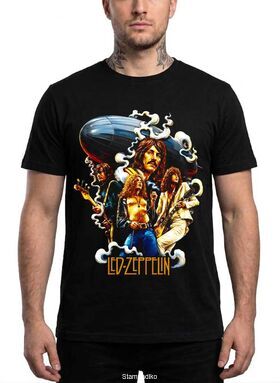 Μπλούζα με στάμπα Led Zeppelin Classic Rock - Band Artwork