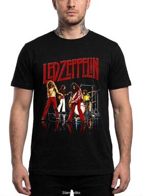 Μπλούζα με στάμπα Led Zeppelin Classic Rock - Live Performance Design