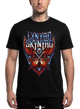 Μπλούζα με στάμπα Lynyrd Skynyrd Southern Rock - Eagle & Guitars Design