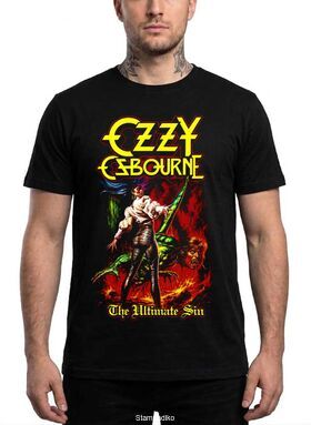 Μπλούζα με στάμπα Ozzy Osbourne Heavy Metal - The Ultimate Sin Design