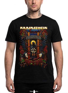 Μπλούζα με στάμπα Rammstein Industrial Metal - Gothic Lyrics Design