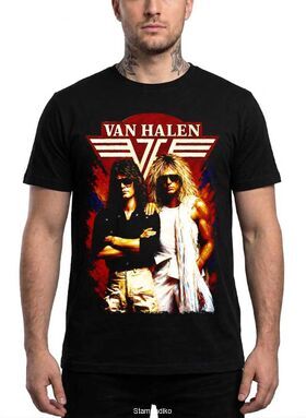 Μπλούζα με στάμπα Van Halen Hard Rock Design