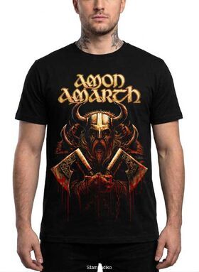 Μπλούζα με στάμπα Amon Amarth Bloody Axes Viking Metal