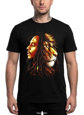 Μπλούζα με στάμπα Bob Marley Lion of Judah Reggae T-Shirt