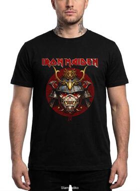 Μπλούζα με στάμπα Iron Maiden Senjutsu Samurai Katana - Stampadiko.gr