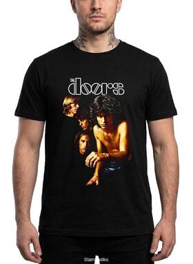 Μπλούζα με στάμπα The Doors Psychedelic Rock - Jim Morrison & Band Portrait