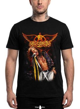 T-Shirt με Στάμπα Aerosmith - Steven Tyler Live