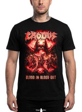 Μπλούζα με στάμπα Exodus "Blood In Blood Out" - Thrash Metal Merch