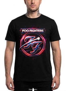 Μπλούζα με στάμπα Foo Fighters Neon Star Logo Rock