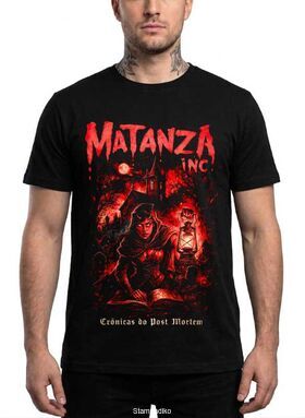 Μπλούζα με στάμπα Matanza INC "Crônicas do Post Mortem" Hardcore Metal