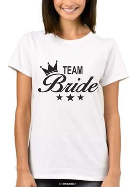 Μπλουζάκι με στάμπα Team Bride Bachelor Party