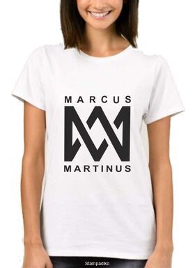 Μπλούζα t-shirt  με στάμπα Marcus & Martinus